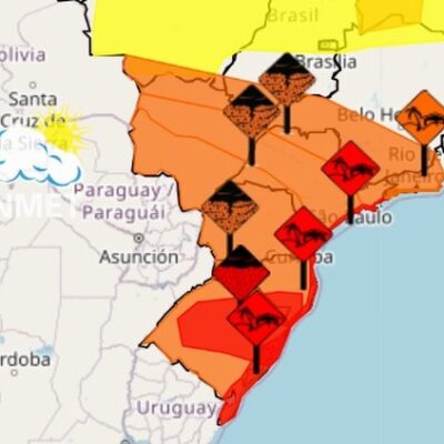 Defesa Civil amplia risco de ventos fortes e chuvas intensas no norte do RS