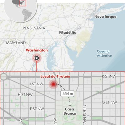 Dois militares da Guarda Nacional baleados perto da Casa Branca sobrevivem a cirurgia
