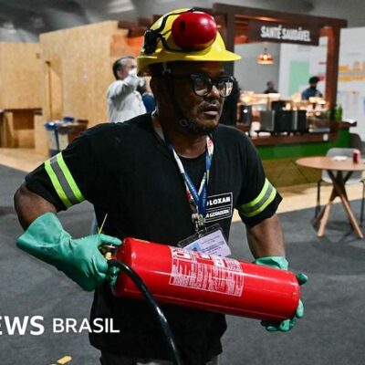 Incêndio atinge pavilhão da COP30 em Belém, 13 pessoas atendidas