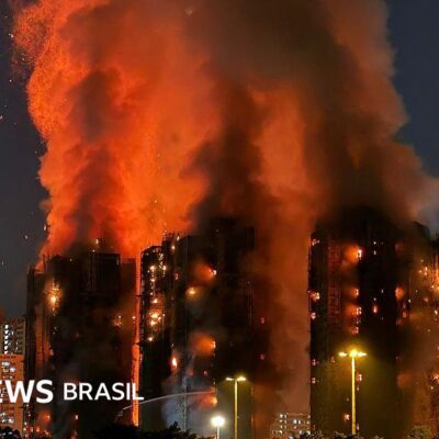 Incêndio grave em condomínio de Hong Kong deixa 44 mortos e 279 desaparecidos