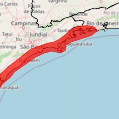 Inmet emite alerta vermelho para tempestades em quatro estados até 25 de novembro