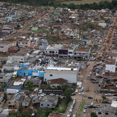Ministro confirma reconhecimento de calamidade pública em cidades do PR por tornado