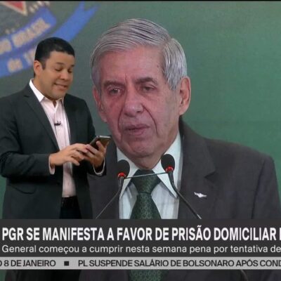 PGR apoia prisão domiciliar para general Augusto Heleno, preso em trama golpista