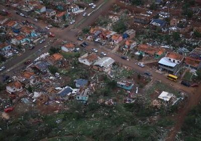 Rio Bonito do Iguaçu enfrenta destruição e luto após tornado