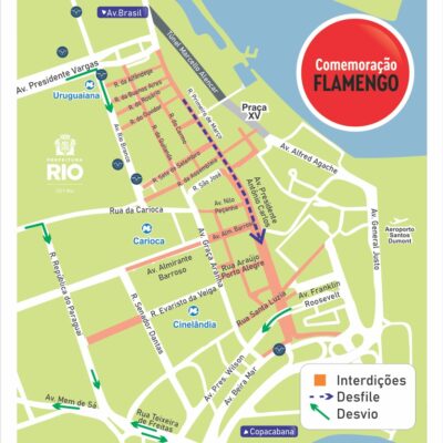 Rio prepara operação para festa da torcida do Flamengo pelo título da Libertadores