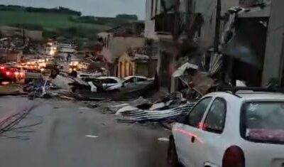 Tornado EF3 no Paraná deixa 5 mortos e mais de 130 feridos