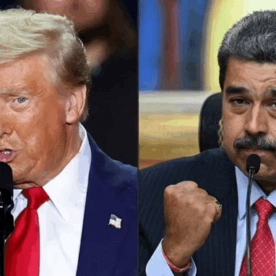 Trump e Maduro mantêm conversa telefônica em meio a tensão militar no Caribe