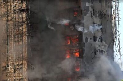 Três homens são presos por negligência após incêndio em Hong Kong