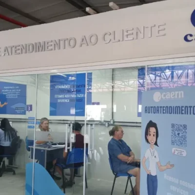 Atendimento presencial da Caern fecha nos dias 20 e 21 de novembro