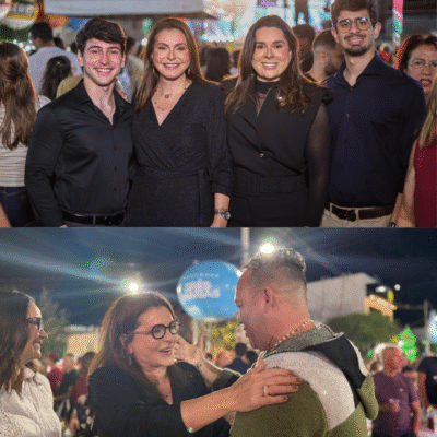 Milena Galvão comemora sucesso do Pavilhão Natalino em Currais Novos
