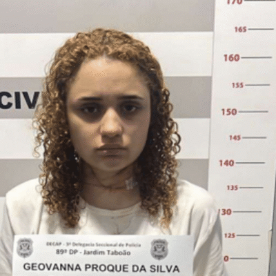 Geovanna é presa na Penitenciária Feminina de SP após atropelar e matar namorado e amiga