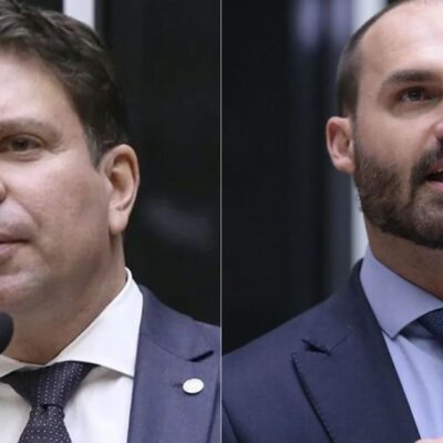 Hugo Motta declara perda dos mandatos de Eduardo Bolsonaro e Alexandre Ramagem