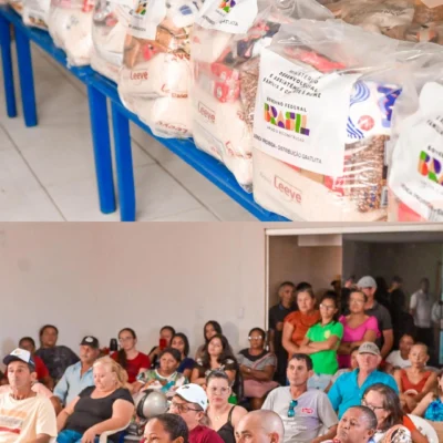 Prefeitura de Currais Novos entrega 131 cestas básicas a famílias da zona rural