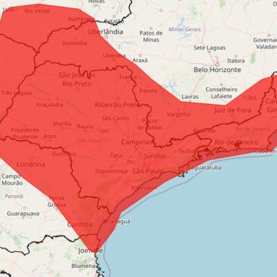 Inmet mantém alerta vermelho para onda de calor em 1.284 cidades do Brasil