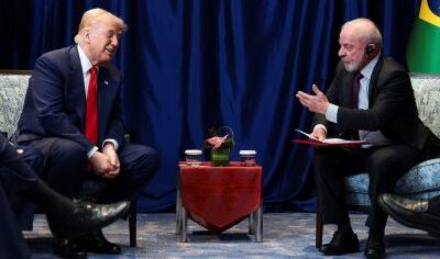 Lula pede a Trump revisão das tarifas aplicadas a produtos brasileiros