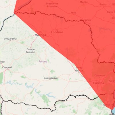 Paraná tem 169 cidades em alerta vermelho por onda de calor intensa