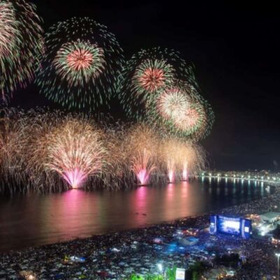 Reveillon de Copacabana terá show de 1.200 drones e segurança tecnológica