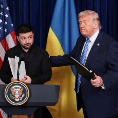 Trump e Zelensky sinalizam avanços em acordo de paz para Ucrânia sem prazo definido