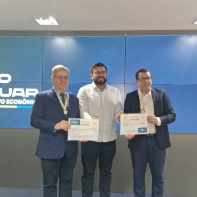 Executivo da Aura recebe condecoração de órgão do governo do Rio Grande do Norte