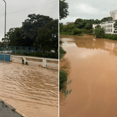 Chuvas fortes provocam transbordamentos e deixam desabrigados em MG