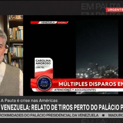 Drones sobrevoam Palácio de Miraflores em Caracas e governo reage com tiros