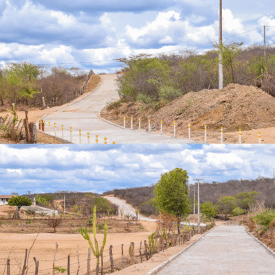 Prefeitura atende reivindicação da comunidade São Luiz e entrega pavimentação e passagem molhada