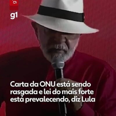 Lula critica enfraquecimento do multilateralismo e avanço da lei do mais forte no mundo