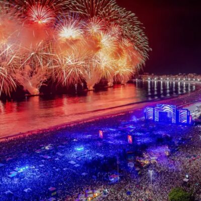 Réveillon 2026 no Rio terá Gilberto Gil, 70 atrações e show de drones em Copacabana