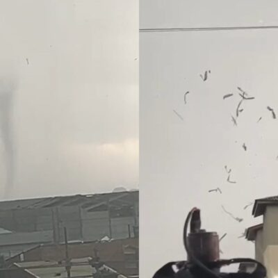 Simepar confirma tornado em São José dos Pinhais neste sábado