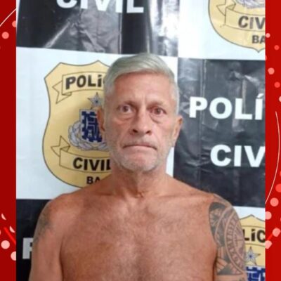 Sérgio Nahas é preso na Bahia quase 24 anos após assassinar esposa