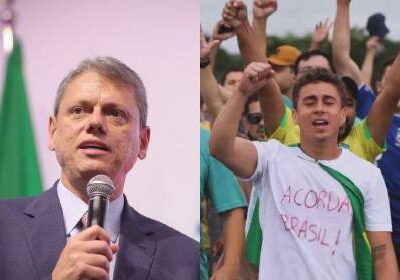 Tarcísio de Freitas comenta caminhada de Nikolas Ferreira contra prisão de Bolsonaro