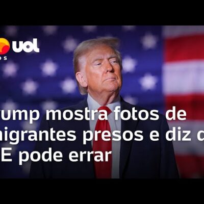 Trump destaca combate a imigrantes criminosos em balanço do primeiro ano