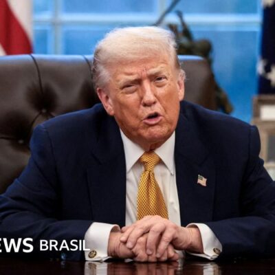 Trump diz que mortes no Irã estão cessando, mas não descarta ação militar