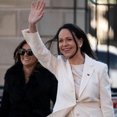 Trump recebe medalha do Nobel da Paz de María Corina Machado na Casa Branca