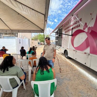 Vereador G Charles comemora sucesso de mutirão de mamografias no Distrito da Cruz