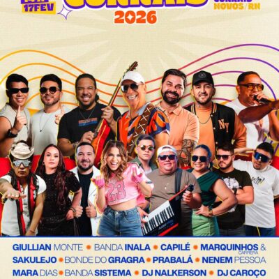 Prefeitura de Currais Novos divulga atrações e programação oficial do Carnaval