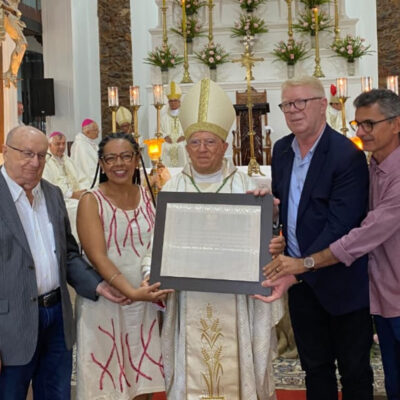 ALRN homenageia Dom Jaime Vieira Rocha com placa pelos 30 anos de sagração episcopal