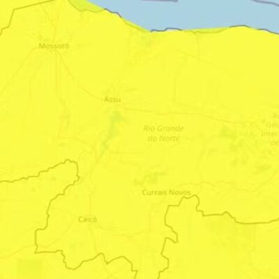 Inmet emite alertas de chuvas intensas para todo o RN