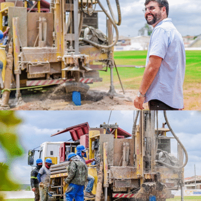Mais água para quem precisa: primeira etapa de perfuração de poços é concluída em Currais Novos