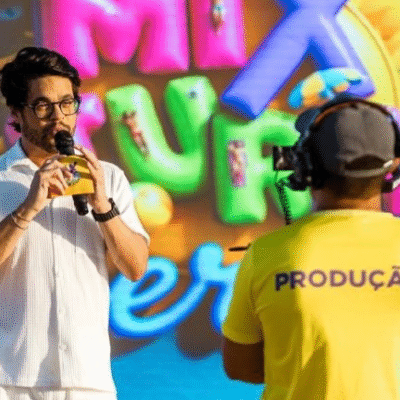 Desabamento de arquibancada em gravação de programa da TV Tropical deixa feridos