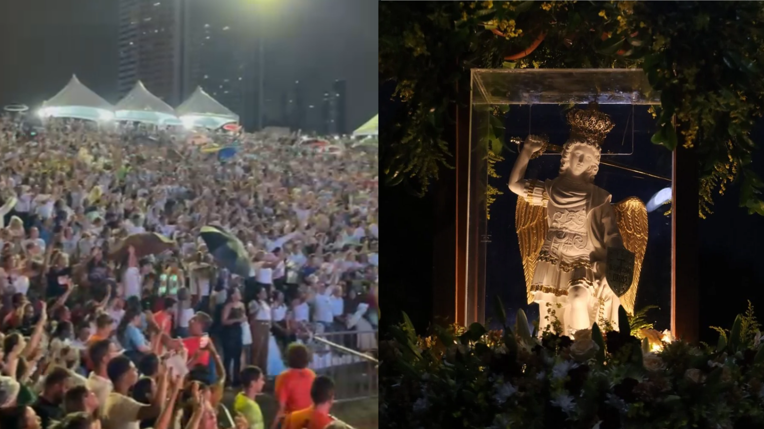 Fieis se reúnem em Natal para evento religioso