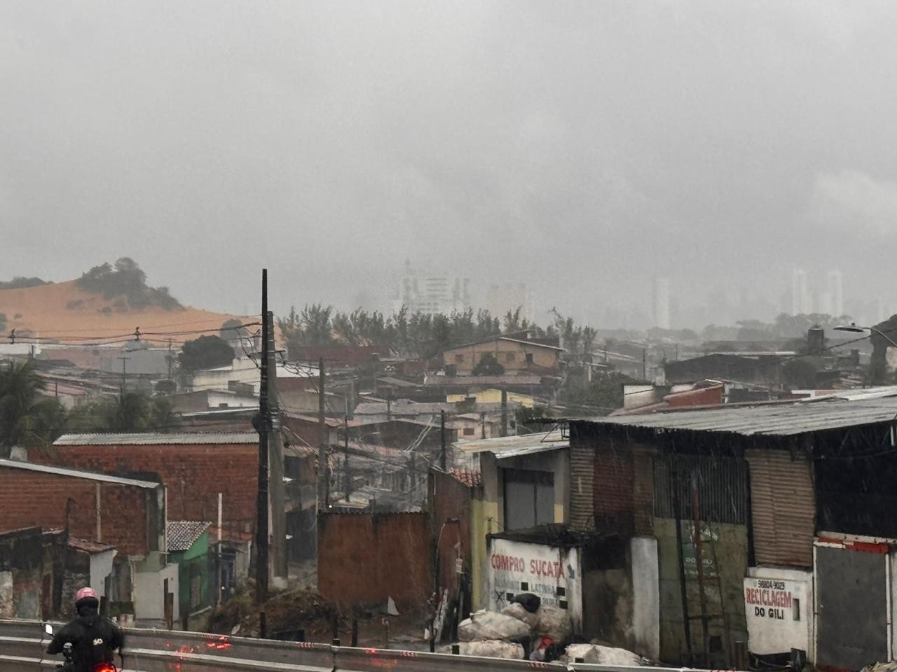 Inmet alerta para chuvas intensas em todo o Rio Grande do Norte até sexta-feira