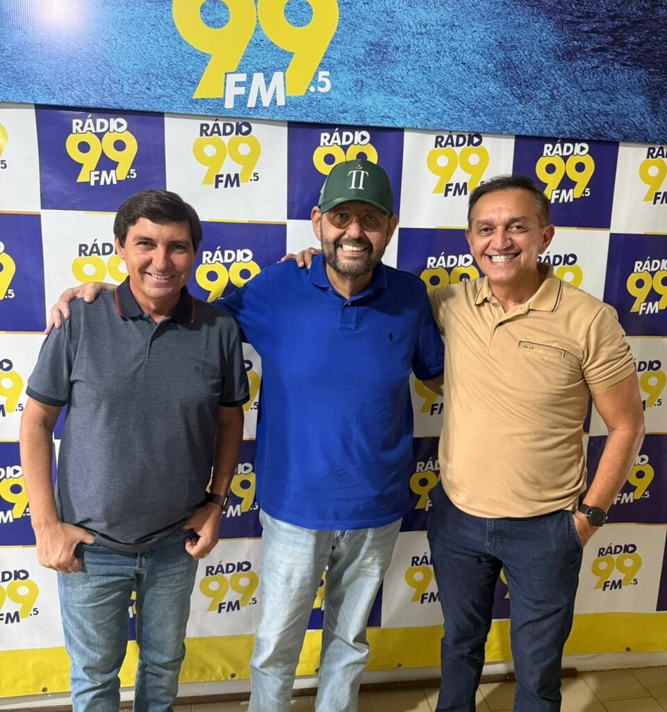 Vereador G Charles e Pastor João Batista recebem deputado Gustavo Carvalho em Currais Novos