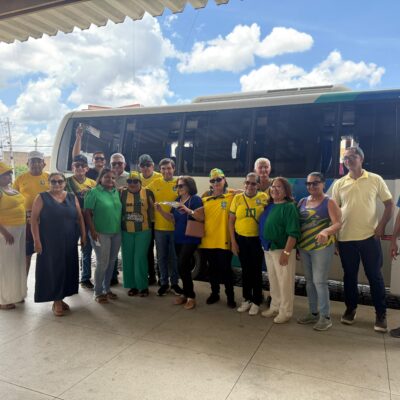 Caravana de Currais Novos liderada por G Charles participa de ato de filiação do PL em Natal