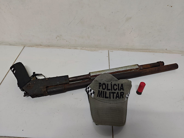 Homem é preso em flagrante com arma artesanal calibre 12 em Currais Novos
