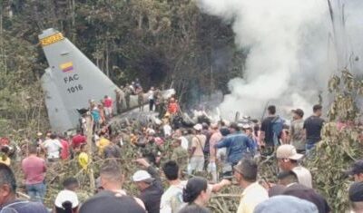 Queda de avião militar na Colômbia causa ao menos um morto e 77 feridos