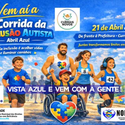 Currais Novos promove 1ª Corrida da Inclusão Autista no Abril Azul