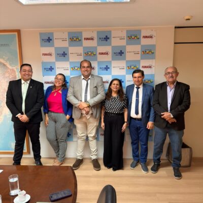 Vereadores de Currais Novos buscam melhorias hídricas em audiência na FUNASA