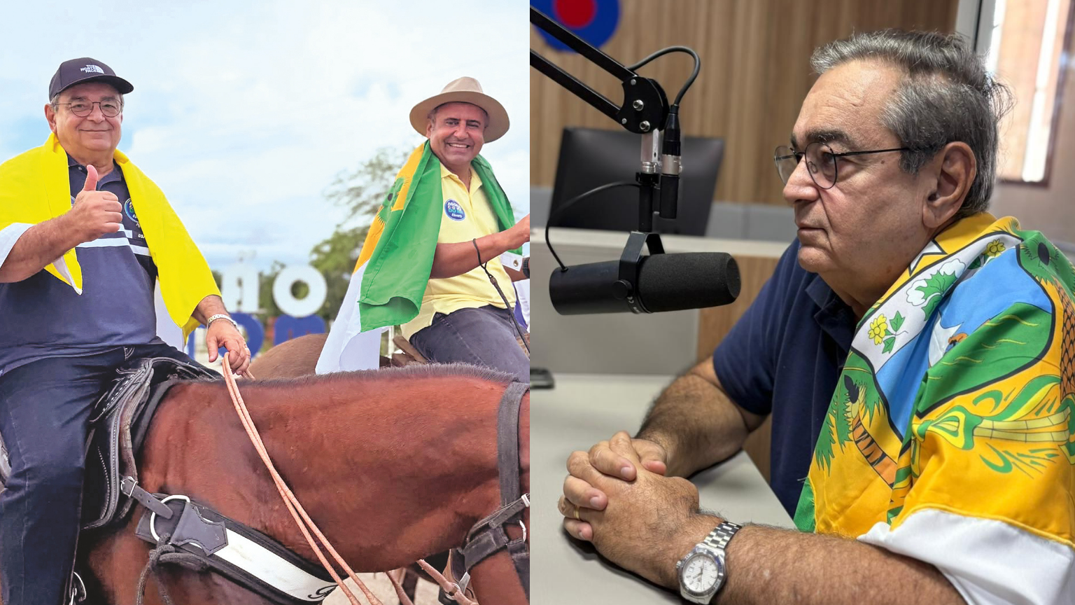 Álvaro Dias participa de cavalgada no RN em busca de apoio político