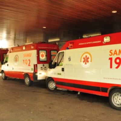 Samu confirma falta de ambulâncias após acidente fatal em Natal
